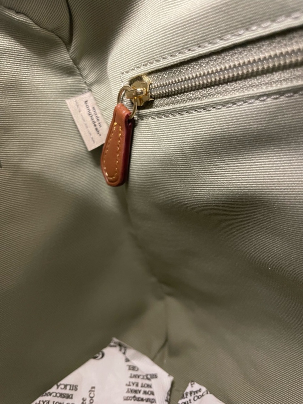 Coach Rowan Satchel Bag Signature Leather In Pistachio CEW03/Gold/Pistachio - Picture 13 of 13